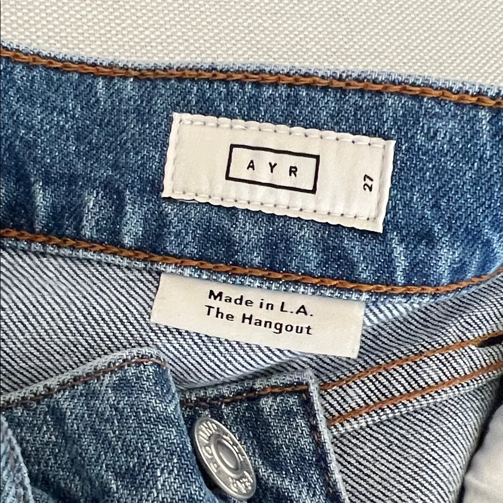 AYR Deep Blue Straight Jeans - Picture 3 of 14